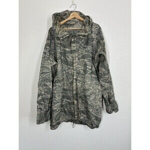 Rainsuit ORC Industries Jacket Mens Medium Green Camo Parka Improved Hooded